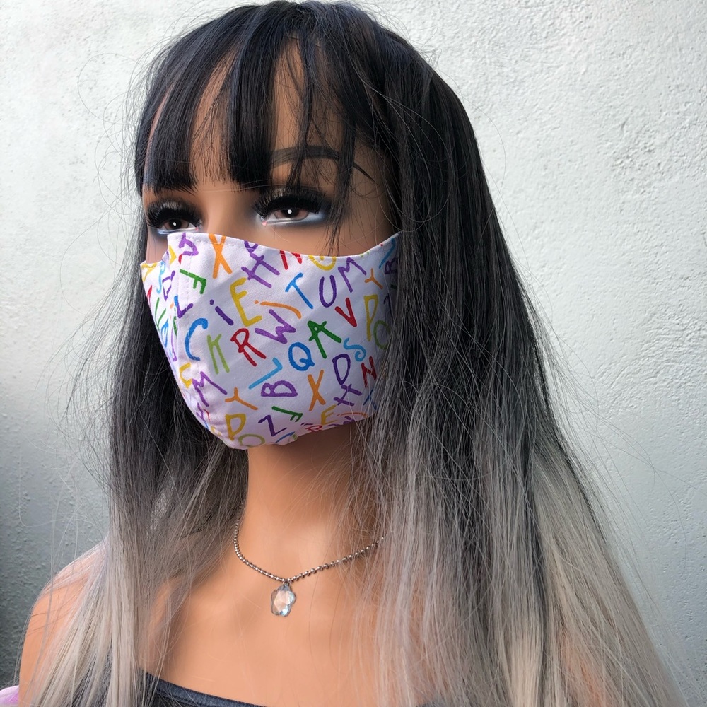 Beautiful Unique Handmade Masks โจ Alphabet drop ๐ - Picture 2 of 4